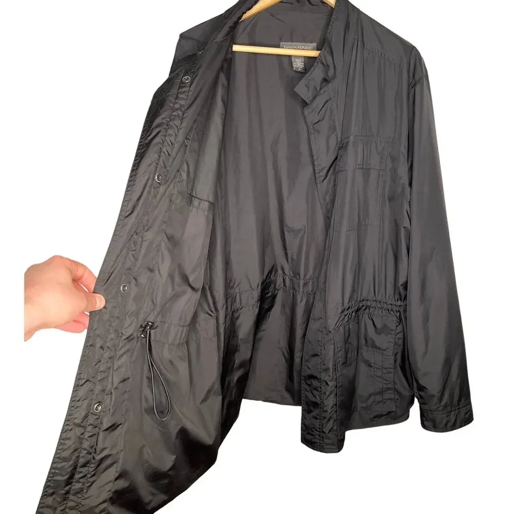 Banana Republic Charcoal Gray Lightweight Field Jacket
